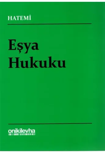 Eşya Hukuku