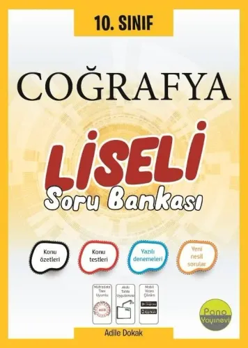 Pano Yayınları 10. Sınıf Coğrafya Liseli Soru Bankası