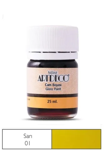 Artdeco Cam Boyası 25ml Sarı