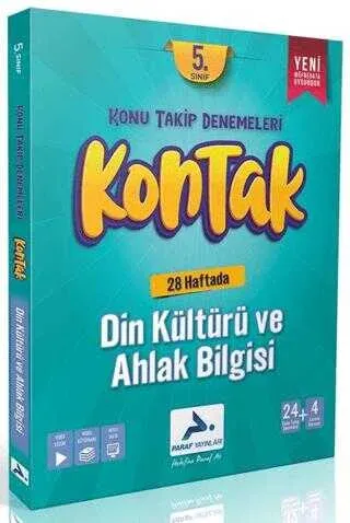 Paraf Yayınları 5. Sınıf Din Kültürü ve Ahlak Bilgisi Kontak Denemeleri