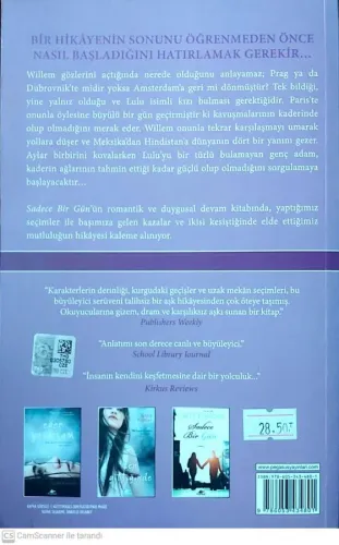 Sadece Bir Yıl ve Sadece Bir Gece Gayle Forman Pegasus Yayıncılık %41 