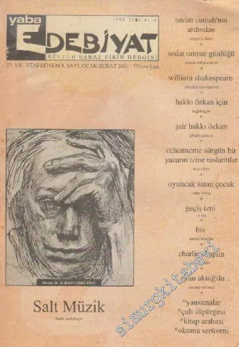 Yaba Edebiyat Dergisi - Sayı: 8    22  Ocak - Şubat