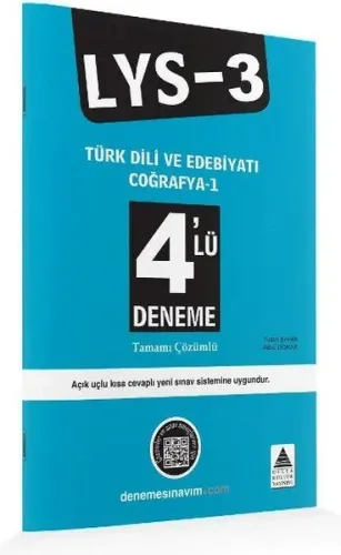 LYS-3 Türk Dili ve Edebiyatı-Coğrafya 1 4 lü Deneme
