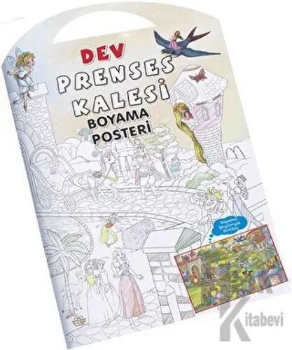 Prenses Kalesi Dev Boyama Posteri - Halkkitabevi