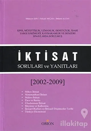 İktisat Soruları ve Yanıtları (2002 - 2009 )