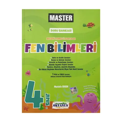 OKYANUS 4.Sınıf MASTER FEN BİLİMLERİ SORU BANKASI