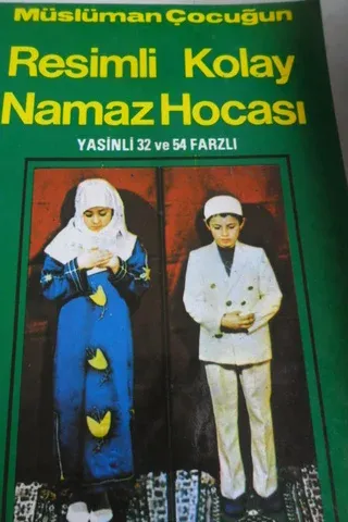Müslüman Çocuğun Resimli Kolay Namaz Hocası