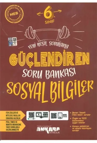 ANKARA 6.Sınıf SOSYAL BİLGİLER GÜÇLENDİREN SORU BANKASI
