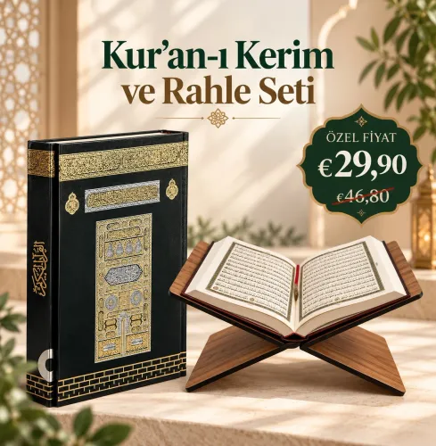 Kur’an-ı Kerim & Portatif Rahle Seti