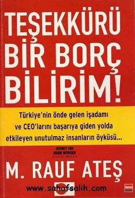 Teşekkürü Bir Borç Bilirim