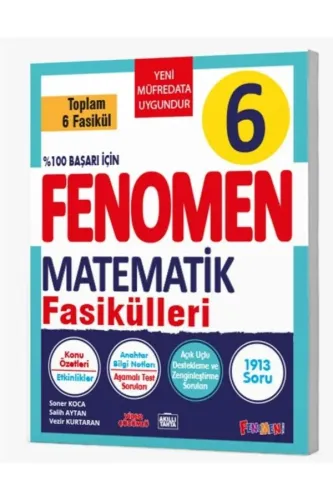 FENOMEN 6.SINIF MATEMATİK FASİKÜLLERİ - 6 FASİKÜL