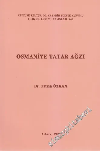 Osmaniye Tatar Ağzı -        1997