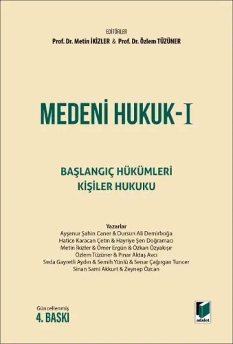 Medeni Hukuk - I