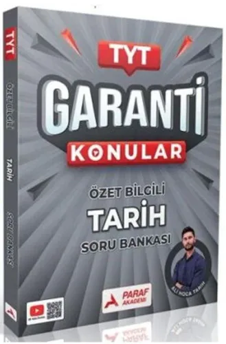 Paraf Yayınları Z Takımı TYT Tarih Garanti Konular Özet Bilgili Soru Bankası