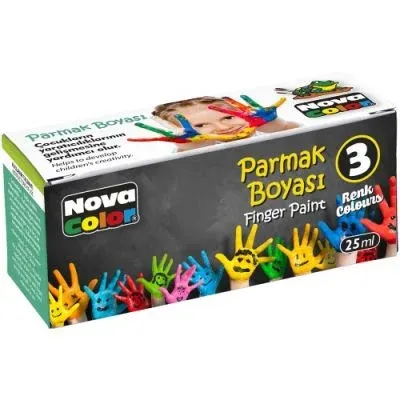 Nova Color Parmak Boyası 25mlx3lü