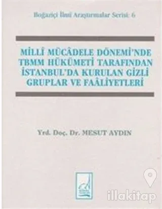 Milli Mücadele Dönemi'nde TBMM Hükümeti Tarafından İstanbul'da Kurulan Gizli Gruplar ve Faaliyetleri