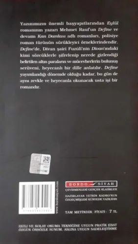 Define Mehmet Rauf Bordo Siyah