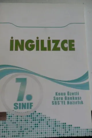 7. Sınıf İngilizce Soru Bankası