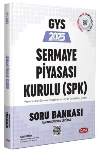 Data Yayınları 2025 Sermaye Piyasa Kurulu (SPK) GYS Soru Bankası