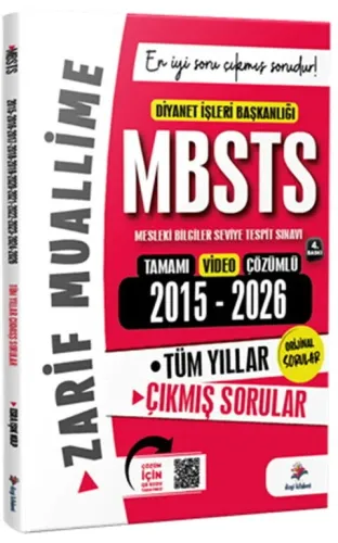 Dizgi Kitap Yayınları 2027 DİB MBSTS Konularına Göre Tasnif Edilmiş 2015- 2026 Tüm Yıllar Orijinal Video Çözümlü Çıkmış Sınav Soruları