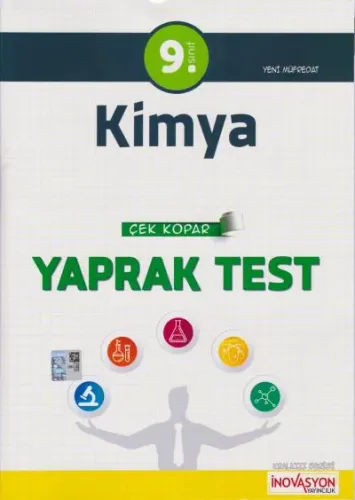 Inovasyon 9. Sınıf Kimya Çek Kopar Yaprak Test