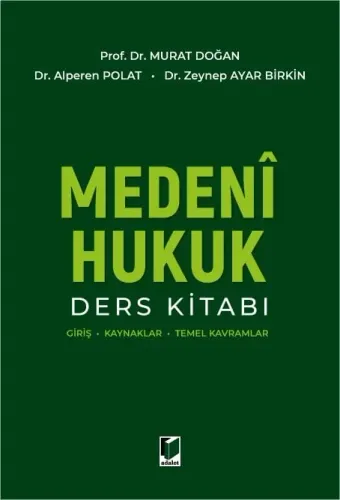 Medeni Hukuk Ders Kitabı Murat Doğan