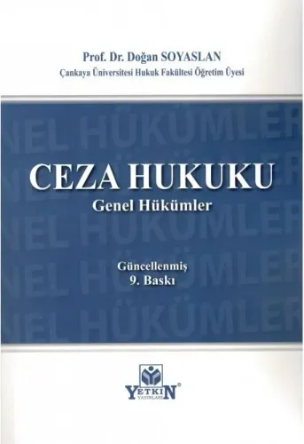 Ceza Hukuku Genel Hükümler