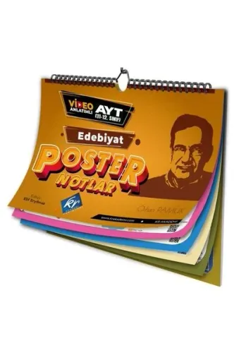 Kr Akademi AYT Edebiyat Poster Notlar