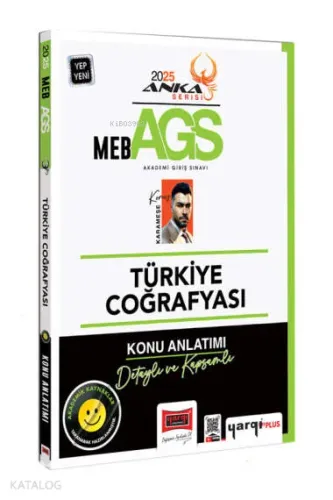 Yargı Yayınları 2025 MEB-AGS Anka Serisi Türkiye Coğrafyası Konu Anlatımı