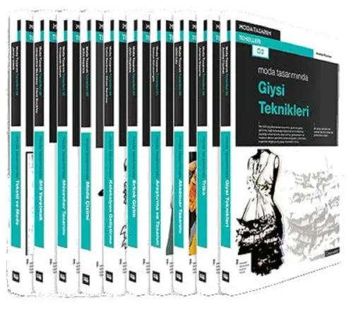 Moda Tasarım Temelleri Seti - 10 Kitap Takım Kutulu