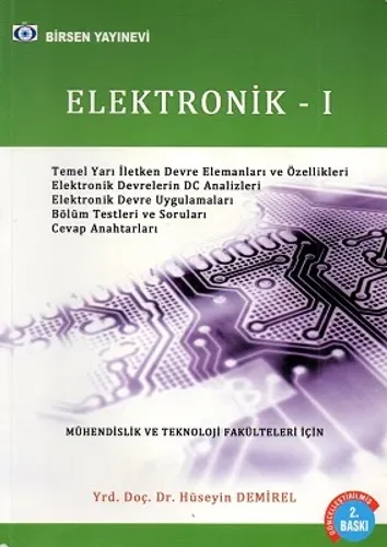 Elektronik 1 Mühendislik ve Teknoloji Fakülteleri İçin