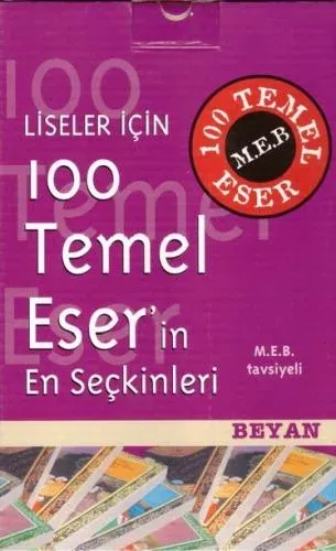 Liseler için 100 Temel Eser (10 Kitap) Kutulu