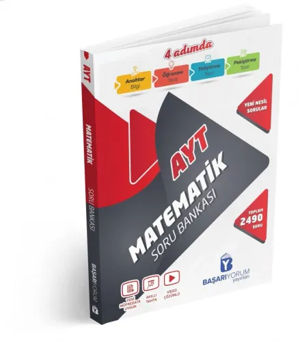Başarıyorum Yayınları Ayt Matematik 4 Adımda Soru Bankası Başarıyorum
