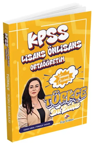 Dizgi Kitap Yayınları 2026 KPSS Lisans Önlisans Ortaöğretim Türkçe Tam