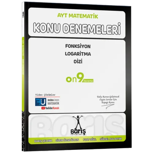 Barış Yayınları AYT Matematik Fonksiyon Logaritma Dizi Konu Denemeleri