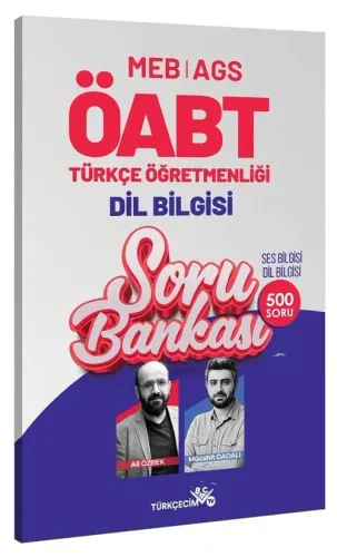 Türkçecim TV ÖABT MEB-AGS Türkçe Öğretmenliği Dil Bilgisi Soru Bankası Çözümlü