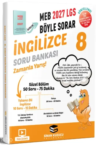 Sinan Kuzucu 8. Sınıf İngilizce Soru Bankası 2027