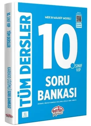 Editör Yayınevi Maarif Modeli 10. Sınıf VİP Tüm Dersler Konu Anlatımlı