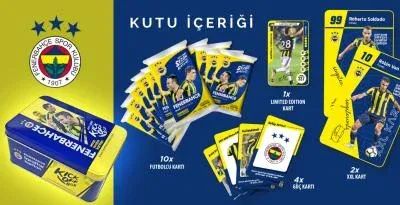 Fenerbahçe 2017-18 Kick Off Box Sezon Taraftar Kartları - İADESİZ