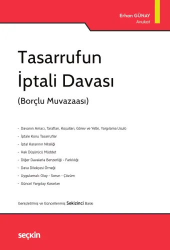 Tasarrufun İptali Davası Erhan Günay