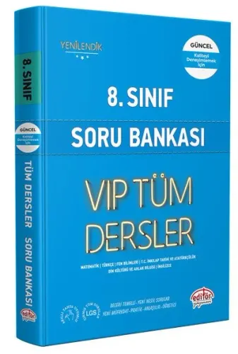 Editör 8. Sınıf Tüm Dersler