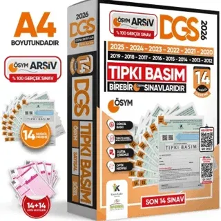 Karakutu Yayınları 2026 DGS Çıkmış Soru Tıpkı Basım ÖSYM TAM Kitapçık SAY-SÖZ-TM 14'lü Deneme D. Çözümlü Türkiye Geneli