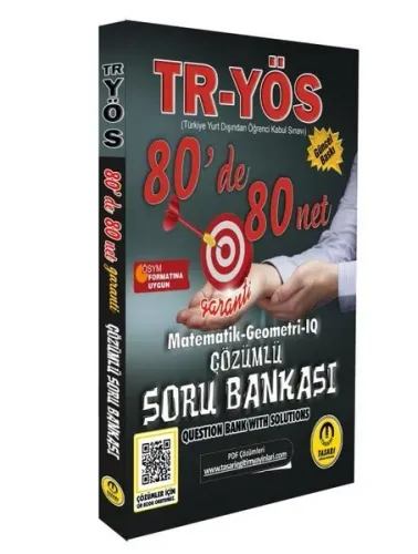 Tasarı Yayınları 2025 TR YÖS Matematik-Geometri-IQ 80 De 80 Net