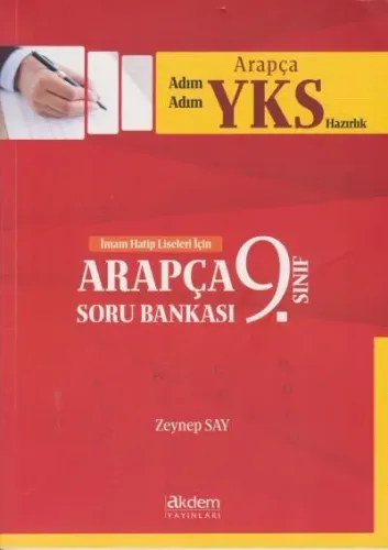 2018 Adım Adım Arapça YKS Hazırlık 9. Sınıf Arapça Soru Bankası; İmam Hatip Liseleri İçin