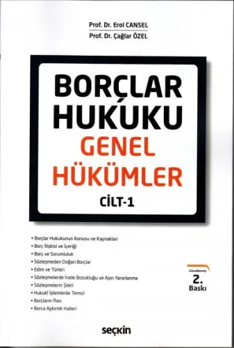 Borçlar Hukuku Genel Hükümler