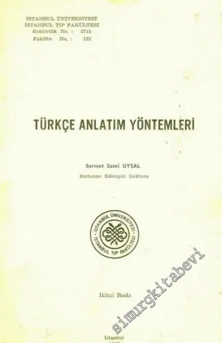 Türkçe Anlatım Yöntemleri -        1980