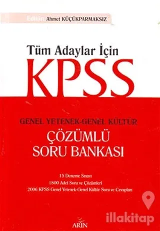 KPSS Genel Yetenek - Genel Kültür Çözümlü Soru Bankası
