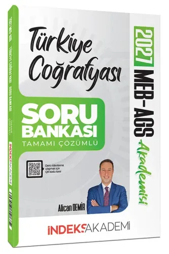 İndeks Akademi 2027 MEB-AGS Akademisi Türkiye Coğrafyası Soru Bankası 