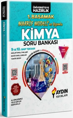 Aydın TYT Kimya Maarif Modeline Uyumlu 1. Basamak Soru Bankası