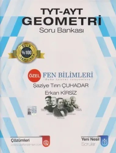Özel Fen Bilimleri TYT-AYT Geometri Soru Bankası -YENİ